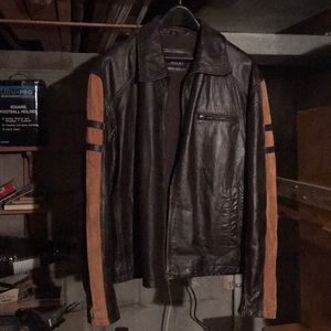 BKE67 brand leather jacket - late 90’s vintage